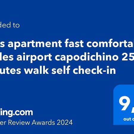 Miris Apartment Fast Comfortable Naples Airport Capodichino 25 Minutes Walk Self Check-In Exterior foto
